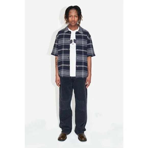 Our legacy ELDER SHIRT SHORT SLEEVE Navy Summer Plain size IT 46 